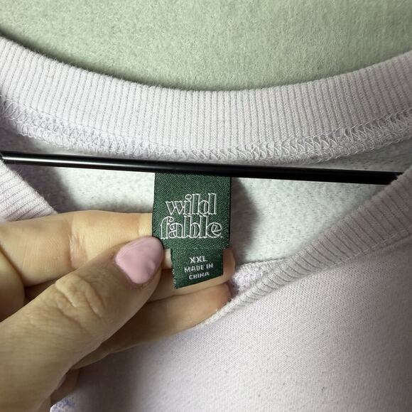 Wild Fable Sweatshirt Purple Tie-Dyed Long Sleeve Women’s Size XXL - Picture 3 of 10